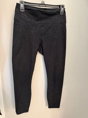Fabletics Black Sparkle High-Waist Leggings